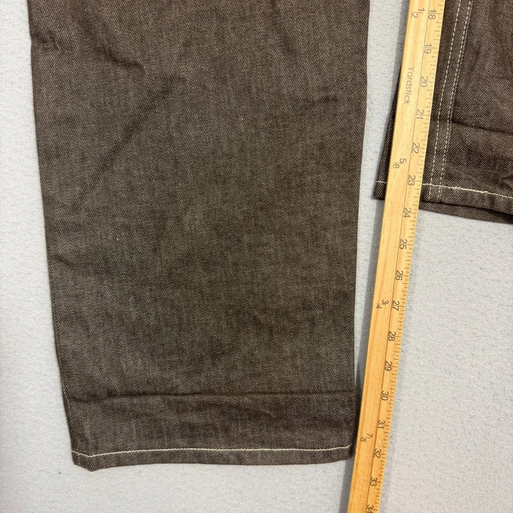 Vintage Levis 501xx Jeans Men 42x32 Brown Denim Button Fly 2005 Western Straight